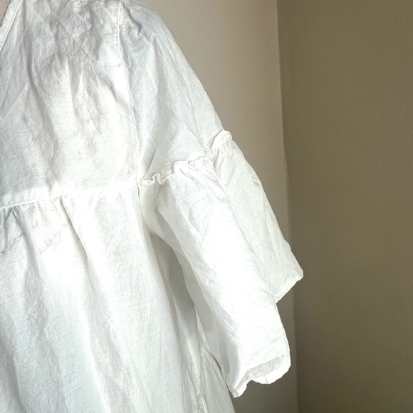 J. Crew White Tiered cotton voile Beach Maxi Dress white J.Crew - Picture 4 of 11